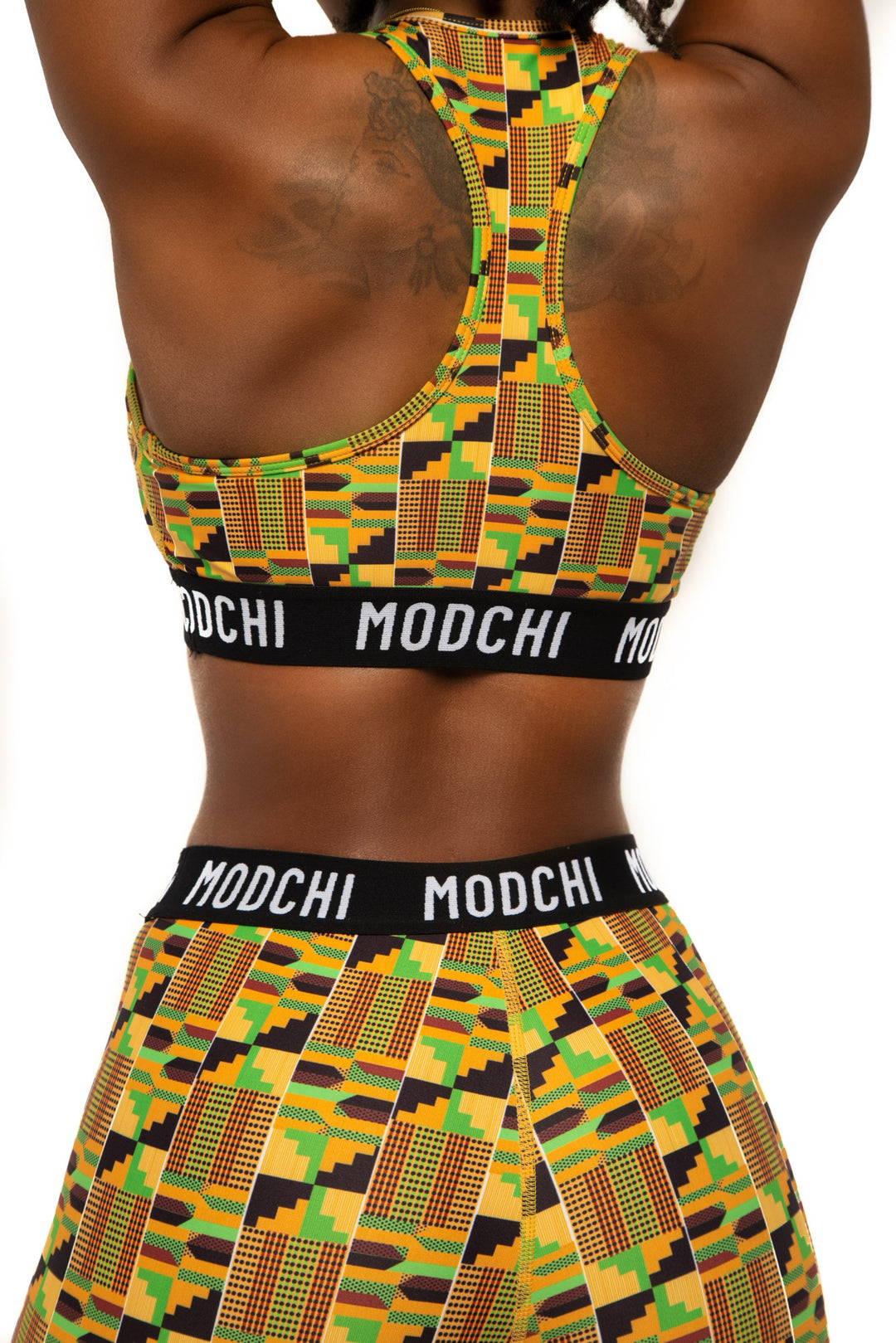 KENTE Banded Sports Bra – ModChi